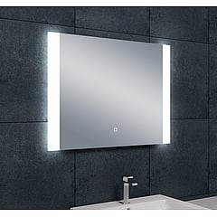 Sub Sunny spiegel met dimbare LED-verlichting met spiegelverwarming 80x60 cm