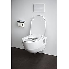 LAUFEN PRO Pack hangend toilet diepspoel niches, met toiletzitting SlimSeat softclose, wit