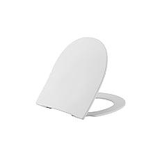 Pressalit Serie 300 toiletzitting met SlimSeat en softclose, wit