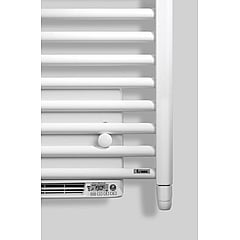 Vasco Iris HD-EL-BL elektrische radiator met blower 500x1790 mm n35 2000 W, zwart