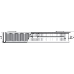 Radson ACC bovenbekleding tbv paneelradiator type 22 1050 mm, wit
