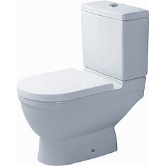 Duravit Philippe Starck 3 staand toilet voor closetcombinatie 36x65,5 cm, wit