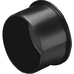 Wavin schuiffitting met 1 aansluiting Wafix, PP, zwart, uitwendige buisdiameter 40mm