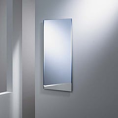 Silkline spiegel rechthoekig met 10mm facetrand links en rechts montage staand 70x35 cm