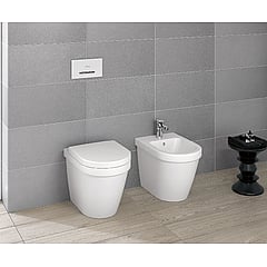 Villeroy & Boch ViConnect E300 bedieningspaneel, wit-chroom