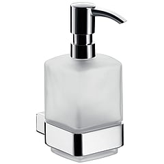 Emco Loft zeepdispenser met glazen flacon 16 x 7 x 11,3 cm, rvs