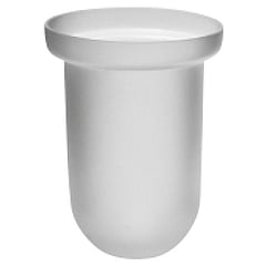 Emco inzet/glas voor toiletborstelhouder 70 mm, mat glas