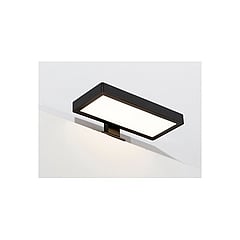 Plieger Stream Nero opbouw LED verlichting rechthoekig 230V incl. bevestiging zwart