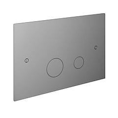 Hotbath Cobber bedieningspaneel geschikt voor Geberit UP320 17 x 25 x 0,4 cm, zwart/chroom