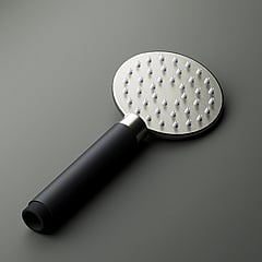 Hotbath Cobber losse handdouche 17,5 cm, zwart/geborsteld nikkel