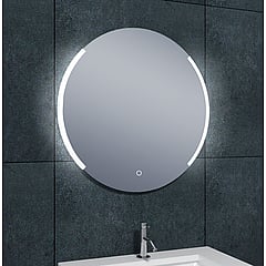 Wiesbaden Round spiegel met LED-verlichting met spiegelverwarming ø 80 cm