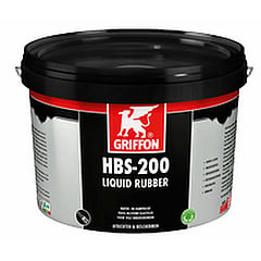 Griffon Hbs-200 liquid rubber 5 liter, zwart