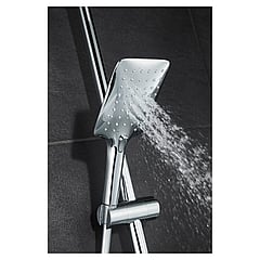 HSK Shower&Co Softcube handdouche met AquaSwitch, inclusief zilveren doucheslang, chroom