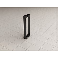 Sub Slim losse deurgreep dubbelzijdig model 22,5 cm, mat zwart