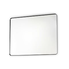 Sub 148 spiegel met ronde hoeken 80 x 80 cm, mat goud