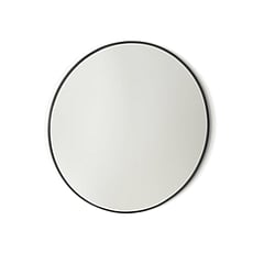 Sub 16 ronde spiegel 80 cm, mat zwart