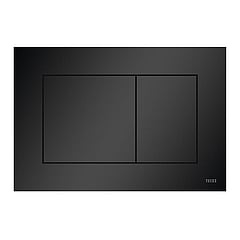 TECEnow bedieningsplaat voor duospoeling 22x15x0,5 cm, mat zwart