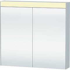 Duravit Best spiegelkast m. LED verlichting en wastafelverlichting m. 2 deuren 81x76x14.8cm m. schakelaar-stopcontact module