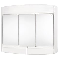 Differnz Topas-eco spiegelkast 3-deurs 60 x 18 x 53 cm, wit