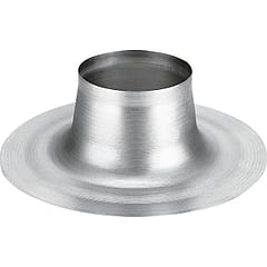 Burgerhout aluminium plakplaat Ø204mm rookgas 180mm vent./bel.180/200