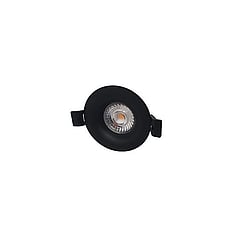 Interlight Camini downlight LED dimbaar 8W 36° 2700K IP44, zwart