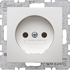 Berker S.1 wandcontactdoos inbouw enkel wit