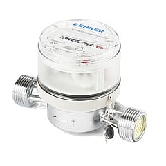 Raminex ETKD-N watermeter ETKD-N voorbereid impulsgever 1L/imp. Q3 4 130mm dn20 eenstraal-droogloper voor koud water