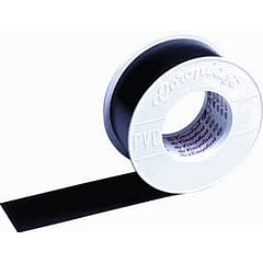 Coroplast zelfklevende tape PVC, zwart, (lxb) 25mx25mm, UV-bestendig, isol