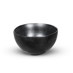 LoooX Ceramic Raw Small opzetkom, rond, Ø 23 cm, black