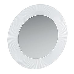 Kartell•LAUFEN spiegel met rand ø78cm en LED-verlichting, transparant
