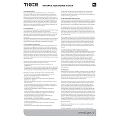 Tiger Items toiletrolhouder 13,1 x 4,5 x 11 cm, geborsteld rvs