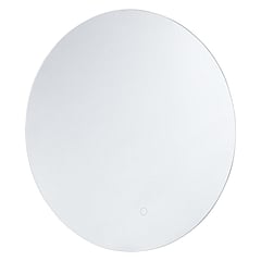 Differnz ronde spiegel met LED verlichting Ø 80 cm, zilver