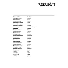 Duravit Me by starck wastafel 103x49cm z/krgat m/overl. wit, wit