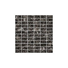 vtwonen Composite 243003 mozaiektegel 30x30 cm, zwart antraciet