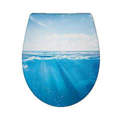 Sub Deep sea toiletzitting duroplast met softclose, multicolor