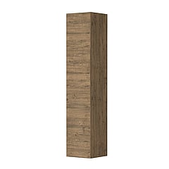 INK hoge kast links- of rechtsdraaiend met greep hout decor 1 deur 35x35x169cm, naturel eiken