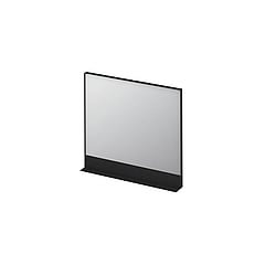 INK SP14 rechthoekige spiegel inclusief planchet 80 x 90 x 10 cm, mat zwart