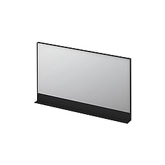INK SP14 rechthoekige spiegel inclusief planchet 80 x 140 x 10 cm, mat zwart