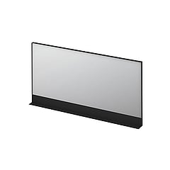 INK SP14 rechthoekige spiegel inclusief planchet 80 x 160 x 10 cm, mat zwart