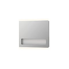 INK SP8 Spiegel met geintegreerd planchet met boven- en onder LED-verlichting 80 x 100 x 8 cm