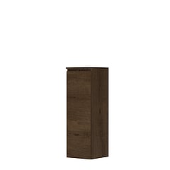 INK half hoge kast universeel 1 deur greeploos houten keerlijst 35x37x106cm, chocolate