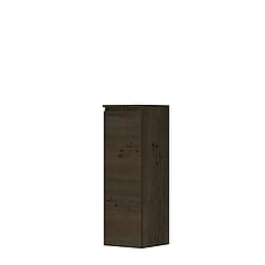 INK® half hoge kast universeel 1 deur greeploos houten keerlijst 35x37x106cm, charcoal