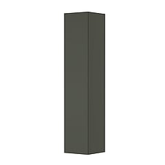 INK® hoge kast 1 deur links/rechts greeploos 35x37x169cm, mat beton groen