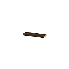 INK® wandplank in houtdecor 3,5cm dik voorzijde afgekant voor ophanging in nis 60x20x3,5cm, koper eiken
