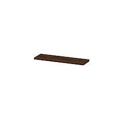 INK® wandplank in houtdecor 3,5cm dik variabele maat voor hoek opstelling inclusief blinde bevestiging 60-120x35x3,5cm, koper eiken