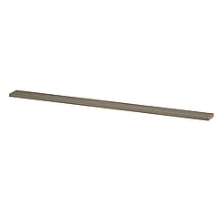 INK wandplank in houtdecor 3,5cm dik variabele maat voor vrije ophanging inclusief blinde bevestiging 180-275x20x3,5cm, greige eiken