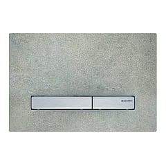 Geberit Sigma 50 bedieningsplaat sigma 50 df frontbediend 24.6x16.4cm chroom/betonlook
