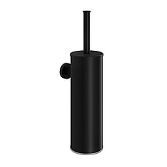 Hotbath Cobber X toiletborstelset wandmodel 34 x 8,2 x 12,2 cm, mat zwart