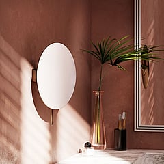 Hotbath Gal vergrotingsspiegel rond met wandmontage, ø 20 cm, chroom