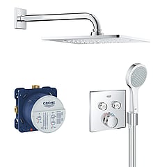 GROHE Grohtherm SmartControl Perfect doucheset vierkant, chroom
